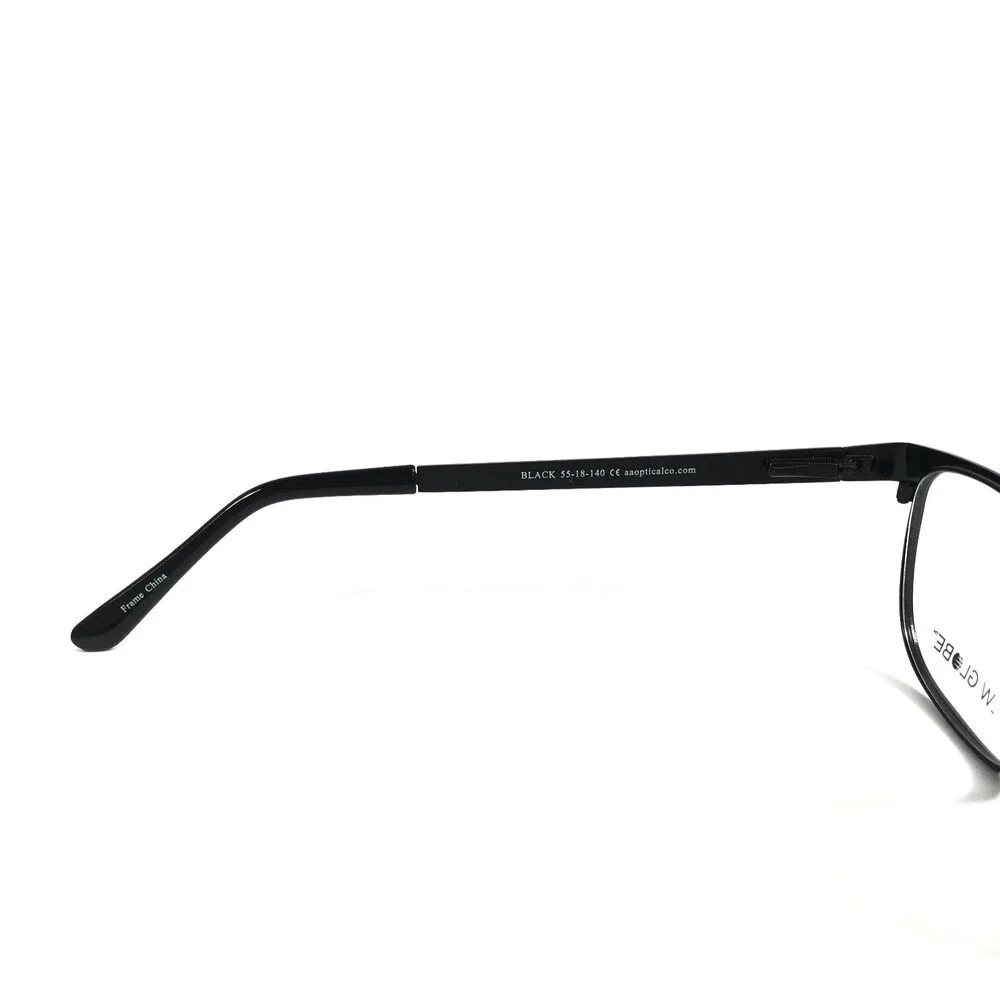 New Globe Eyeglasses Frames L5167-P BLACK Matte Cat Eye Full Rim 55-18-140